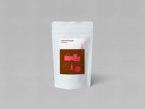 Hojicha Dark Roast 100g packaging — Chatani