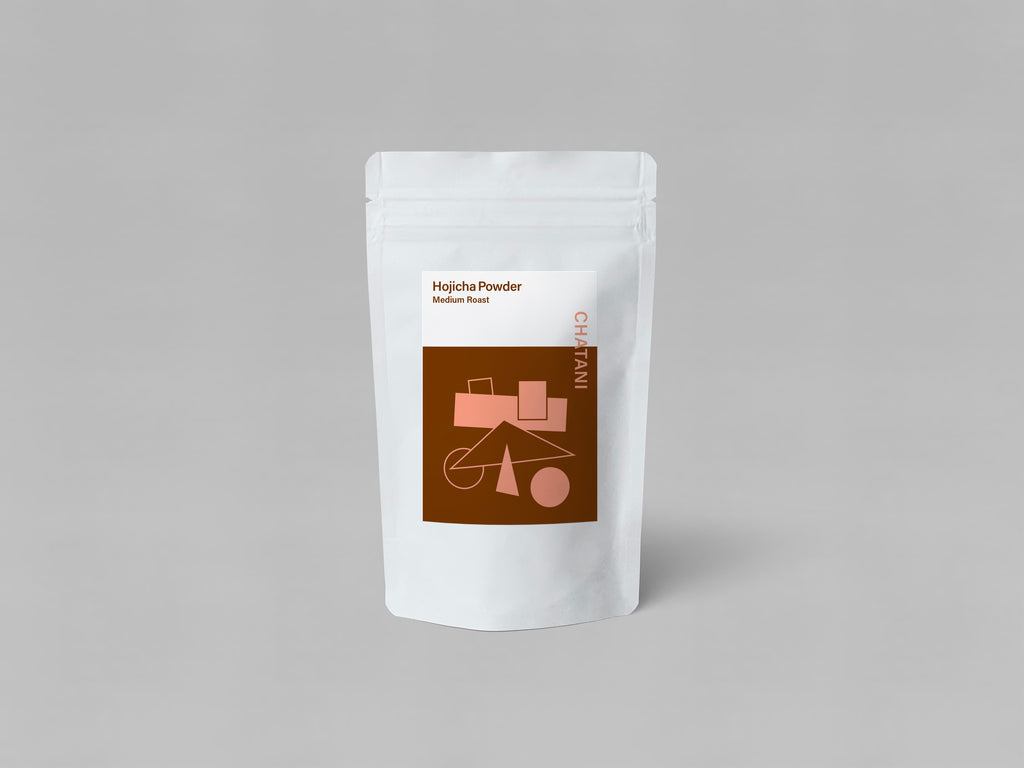 Hojicha Medium Roast 100g packaging — Chatani